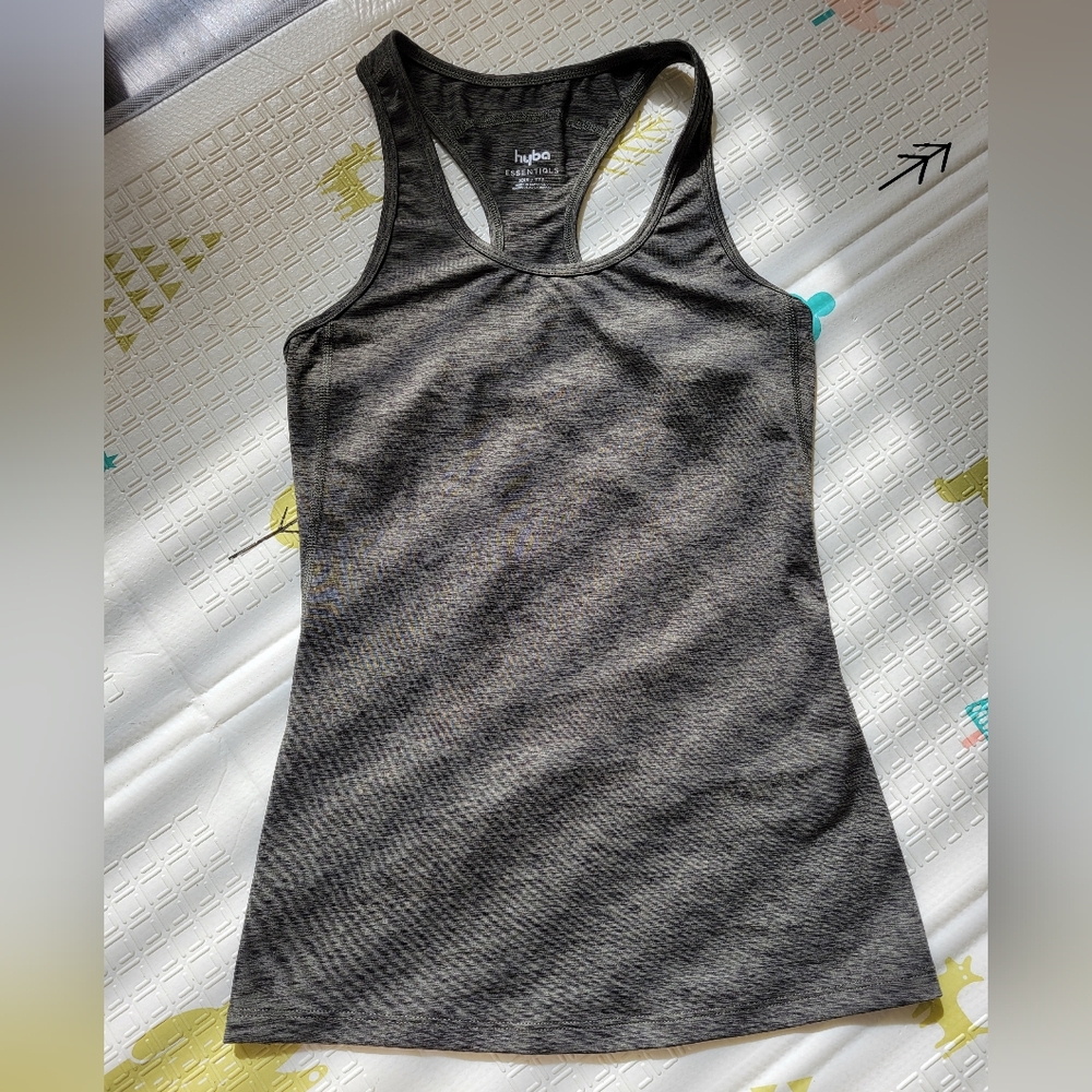 XXS Pewter Green Activewear Tank Top